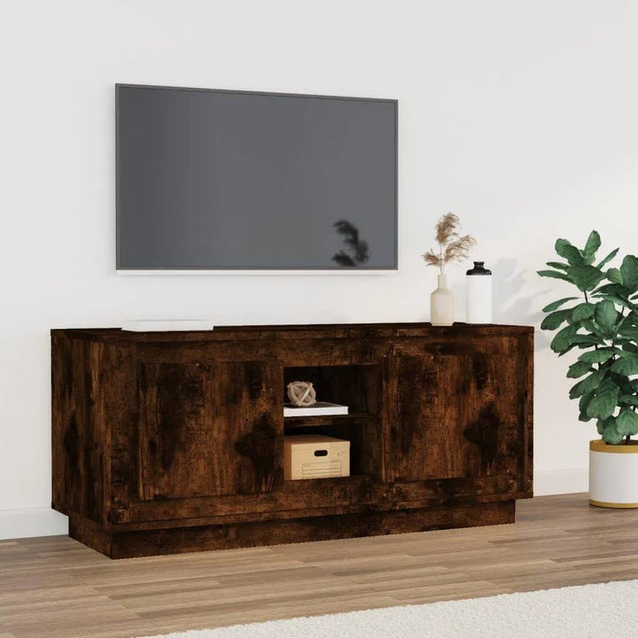 Tv-Bänk 102X35X45 Cm Konstruerat Trä