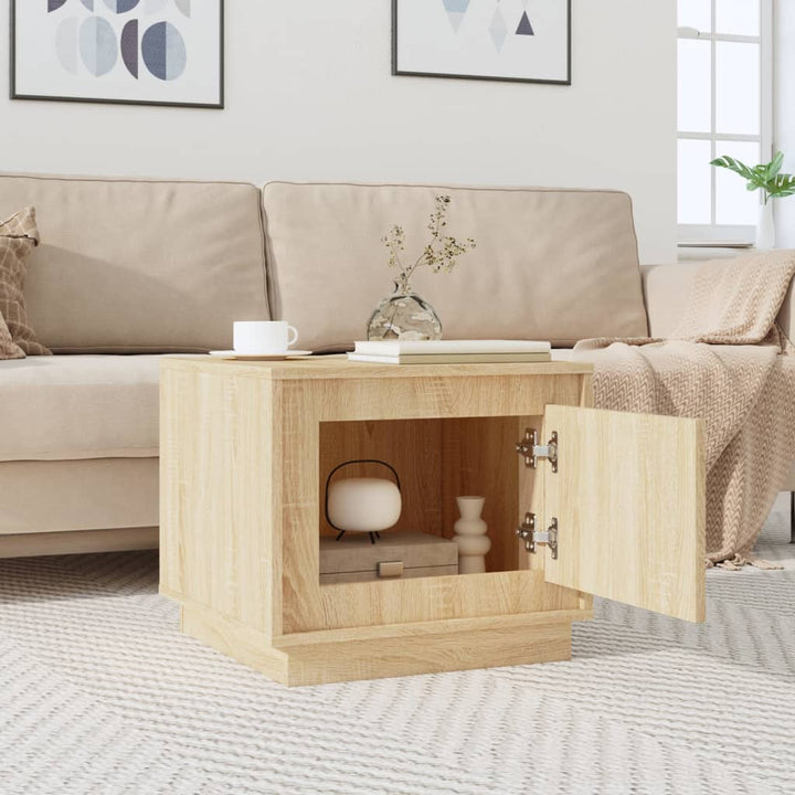 Soffbord Sonoma-Ek 51X50X44 Cm Konstruerat Trä