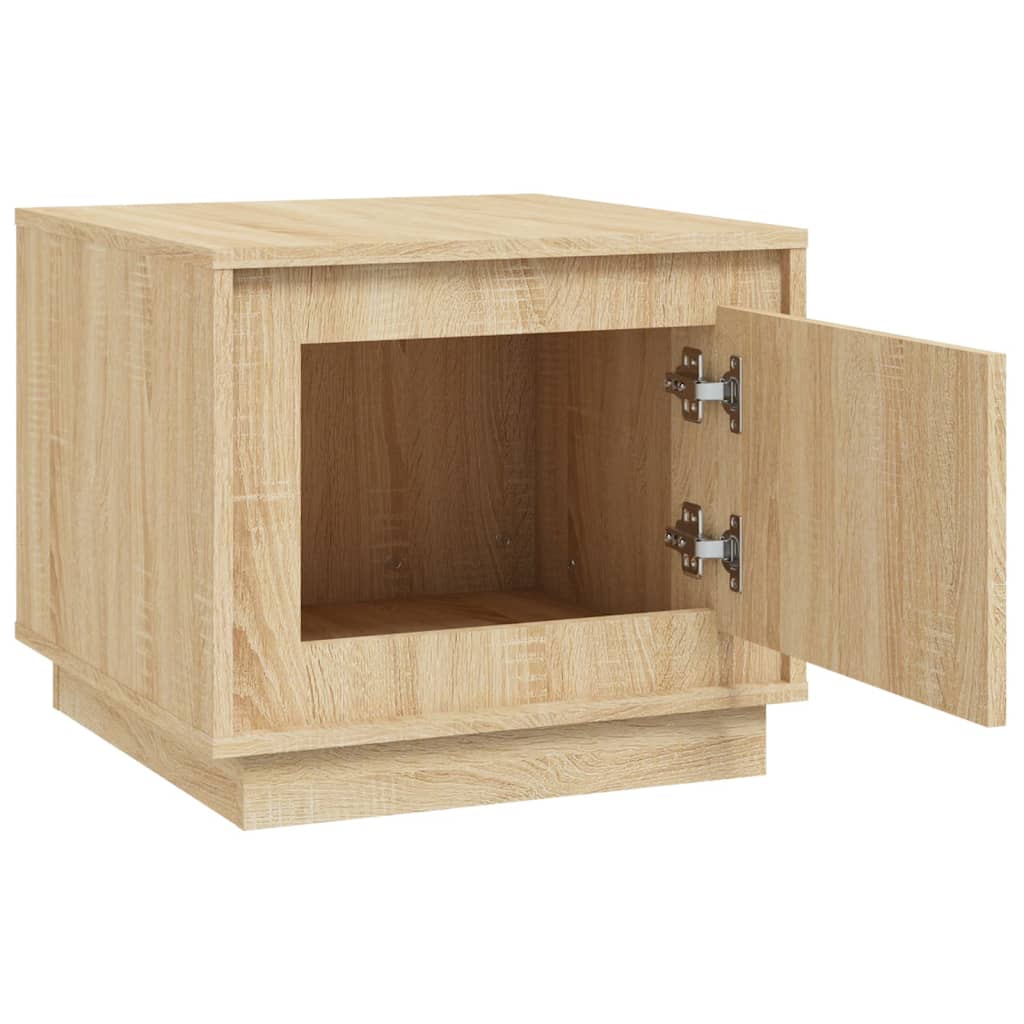Soffbord Sonoma-Ek 51X50X44 Cm Konstruerat Trä