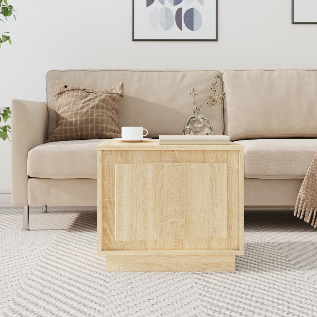 Soffbord Sonoma-Ek 51X50X44 Cm Konstruerat Trä