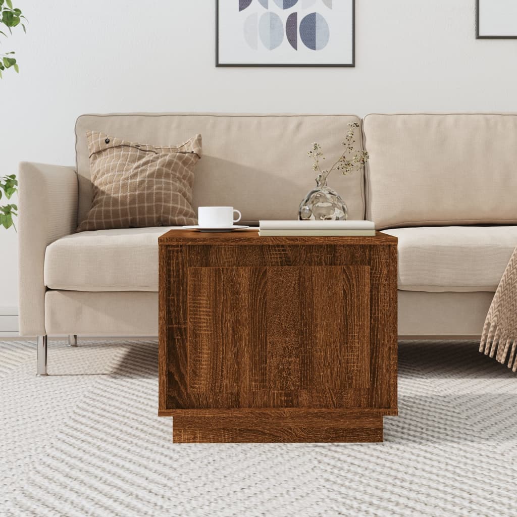 Soffbord Sonoma-Ek 51X50X44 Cm Konstruerat Trä