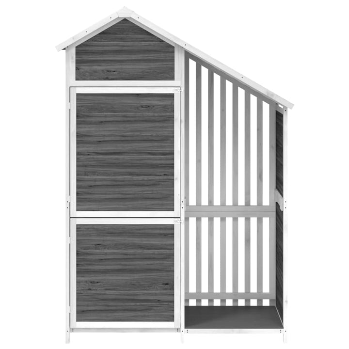Trädgårdsbod 120X53,5X170 Cm Massiv Furu
