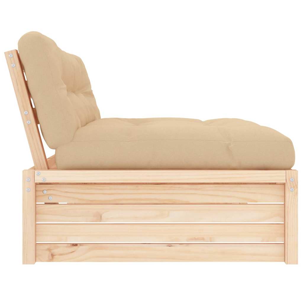 Mittensoffa 120X80 Cm Massiv Furu
