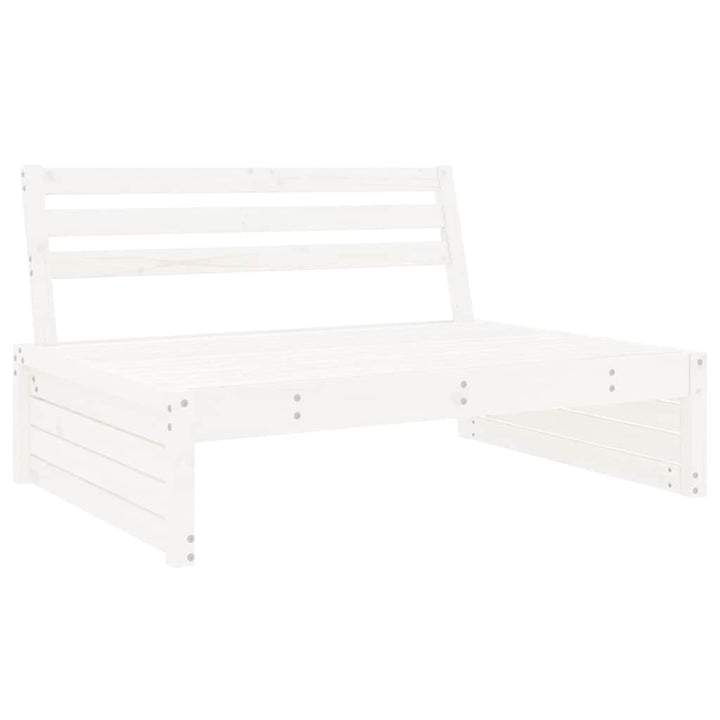 Mittensoffa Vit 120X80 Cm Massiv Furu