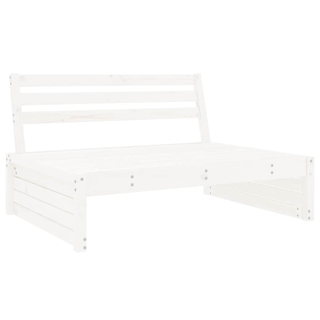 Mittensoffa Vit 120X80 Cm Massiv Furu