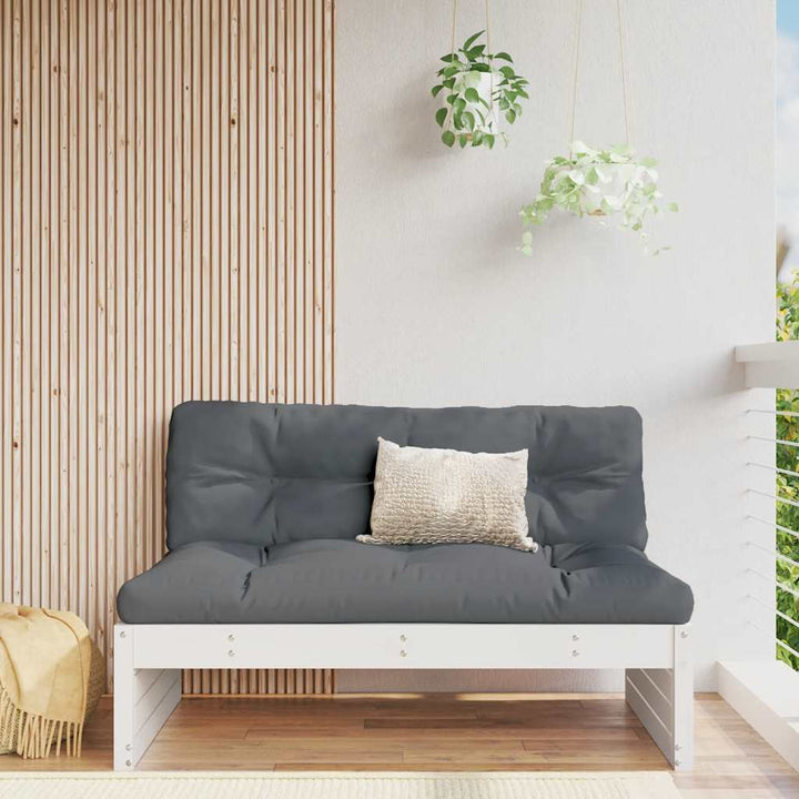 Mittensoffa Vit 120X80 Cm Massiv Furu