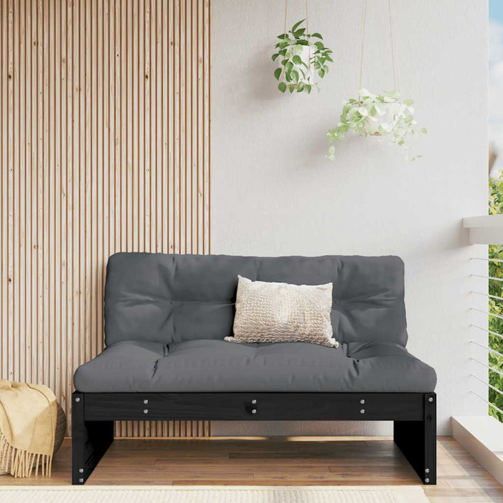 Mittensoffa Vit 120X80 Cm Massiv Furu