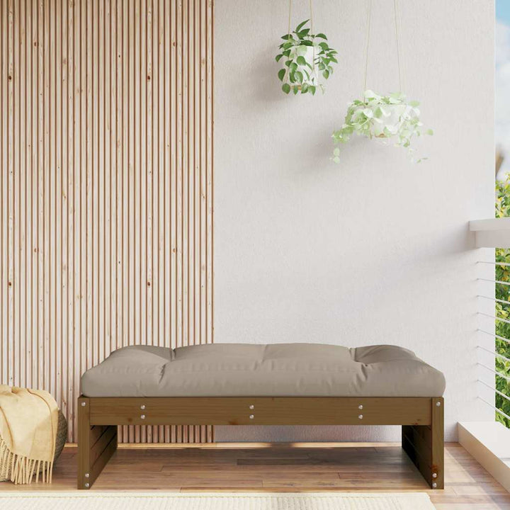 Mittensoffa Vit 120X80 Cm Massiv Furu
