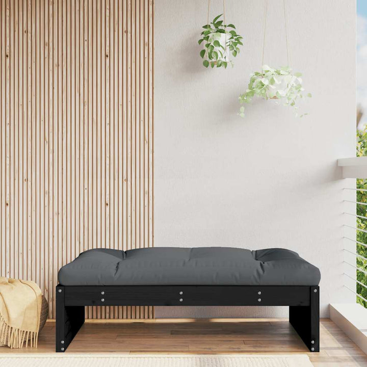 Mittensoffa Vit 120X80 Cm Massiv Furu