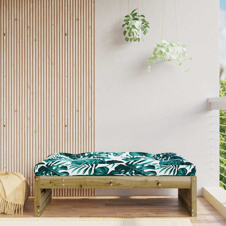 Mittensoffa Vit 120X80 Cm Massiv Furu