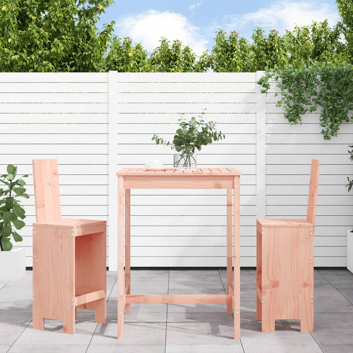 Bistroset 3 Delar Massiv Douglasgran