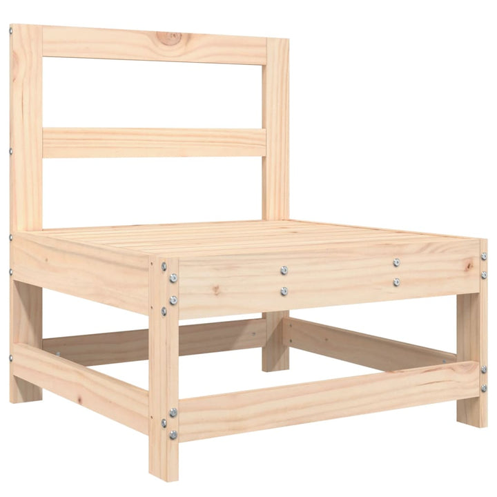 Loungegrupp 3 Delar Massiv Furu