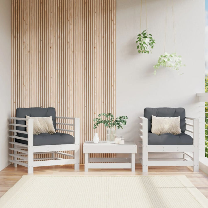 Mittensoffa Vit Massiv Furu