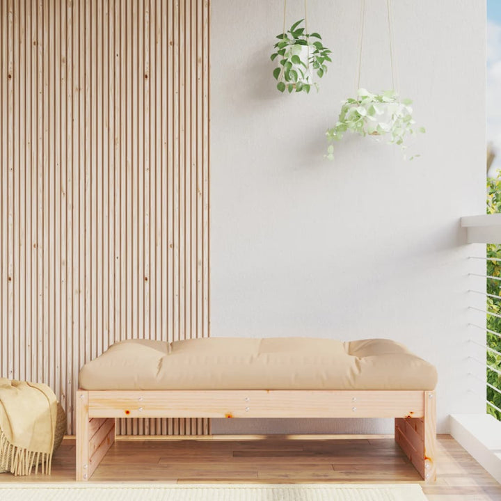 För Trädgården Svart 120X80 Cm Massiv Furu