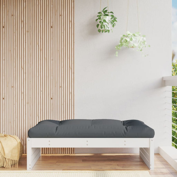 För Trädgården Svart 120X80 Cm Massiv Furu