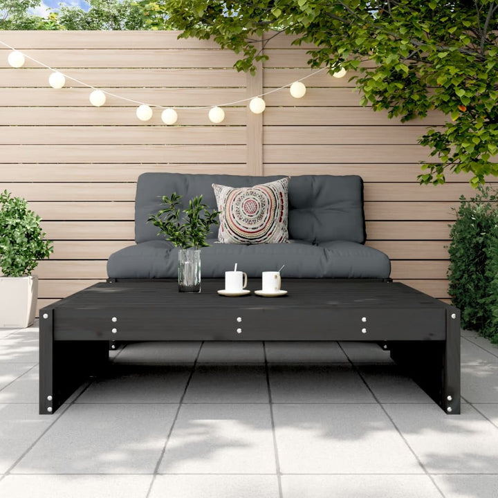 För Trädgården Svart 120X80 Cm Massiv Furu