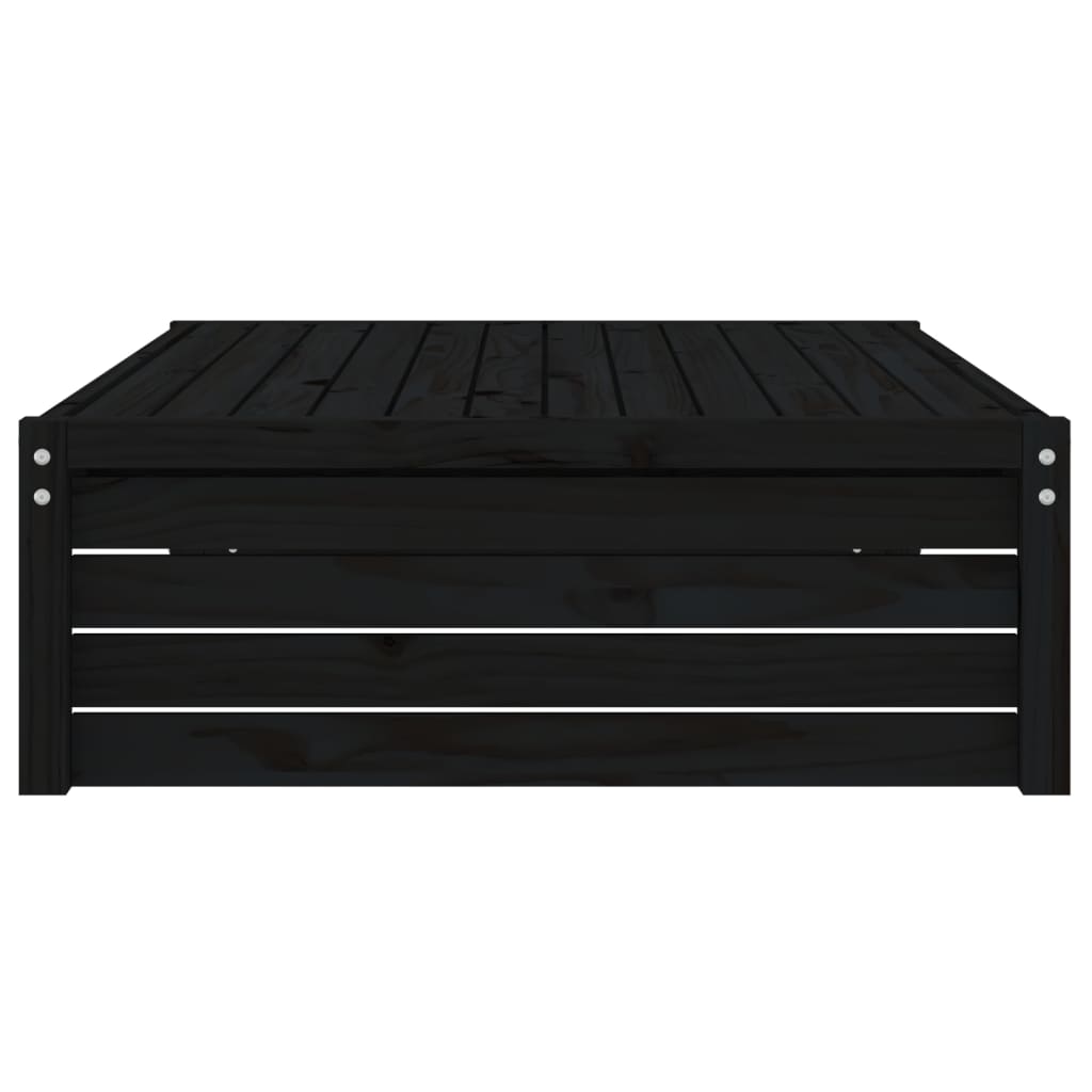 För Trädgården Svart 120X80 Cm Massiv Furu