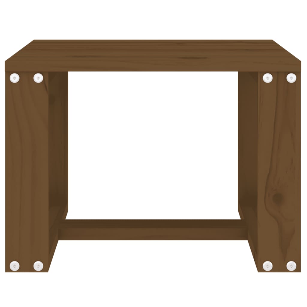 Trädgårdsbord Honungsbrun 40X38X28,5 Cm Massiv Furu