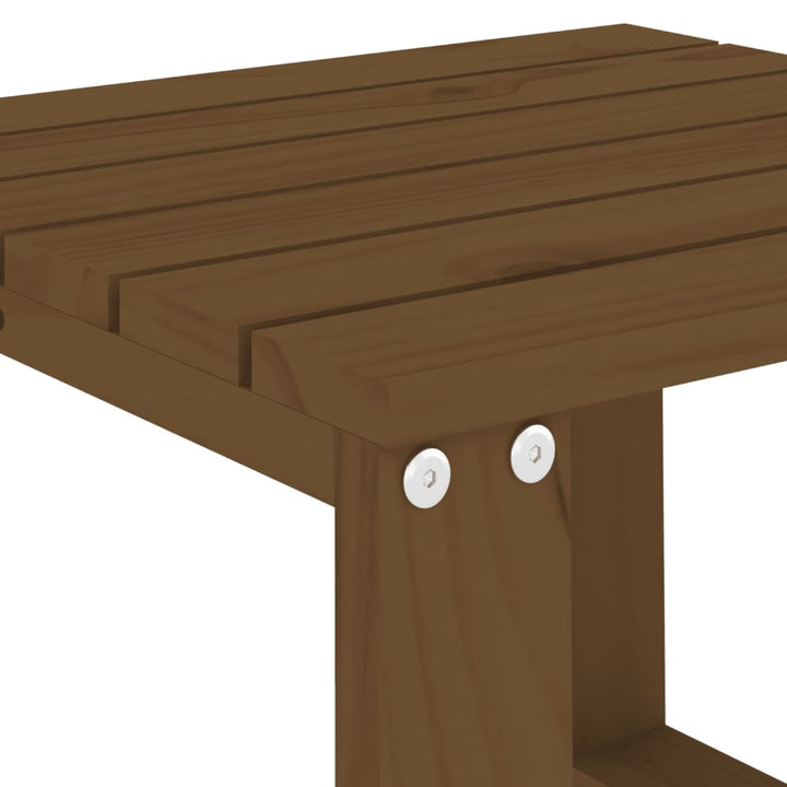 Trädgårdsbord Honungsbrun 40X38X28,5 Cm Massiv Furu