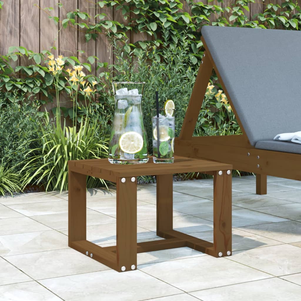 Trädgårdsbord Honungsbrun 40X38X28,5 Cm Massiv Furu