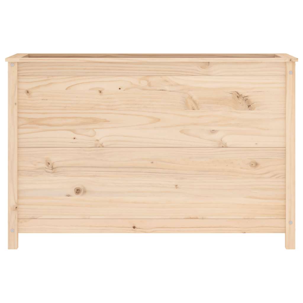 Odlingslåda På Ben 119,5X40X78 Cm Massiv Furu
