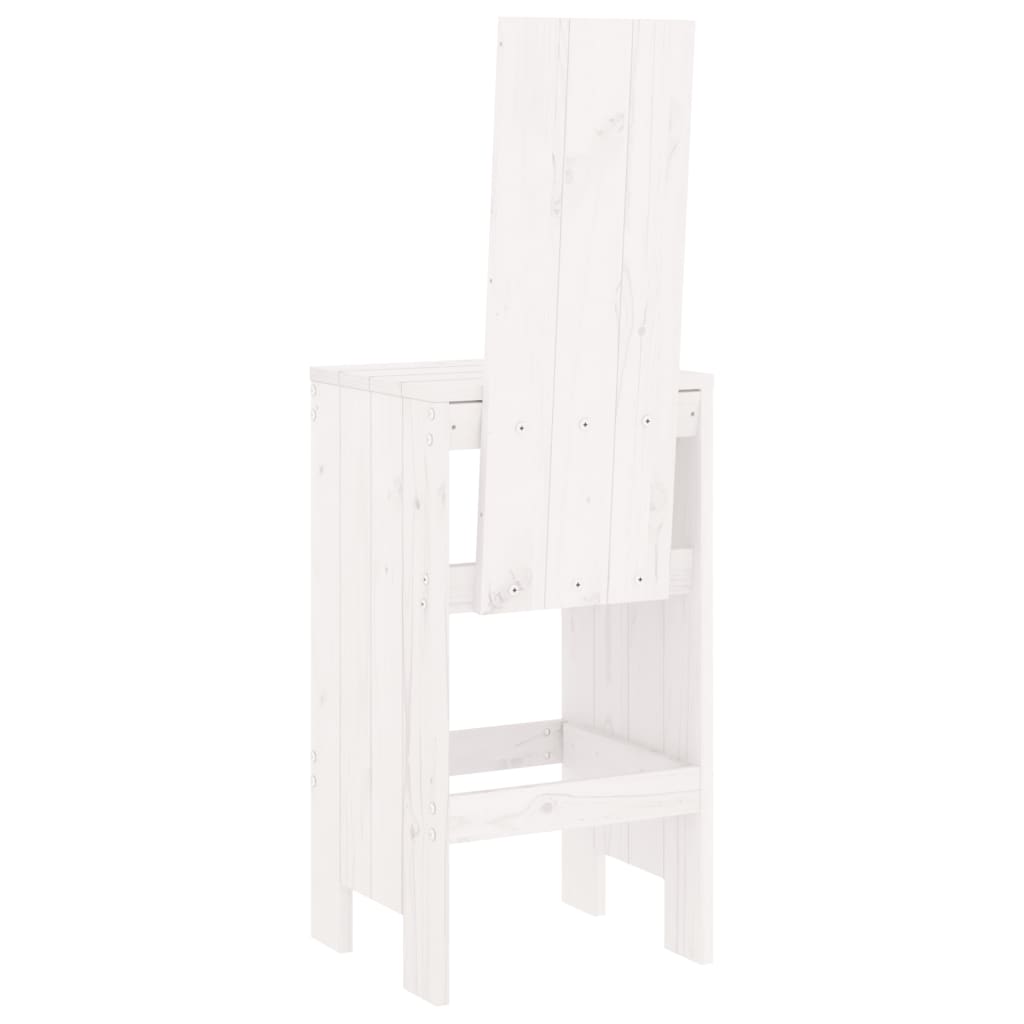 Barstolar 2 St Vit Massiv Furu