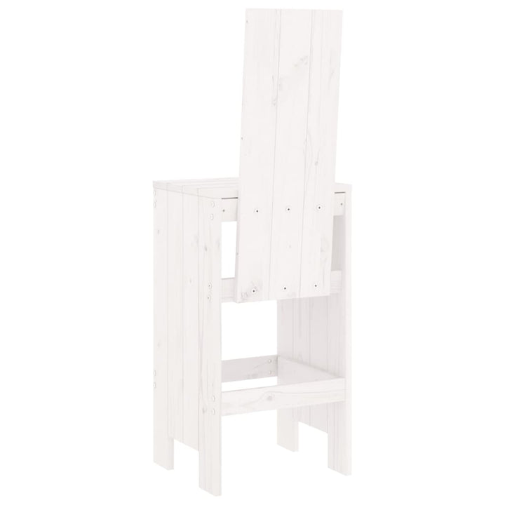 Barstolar 2 St Vit Massiv Furu