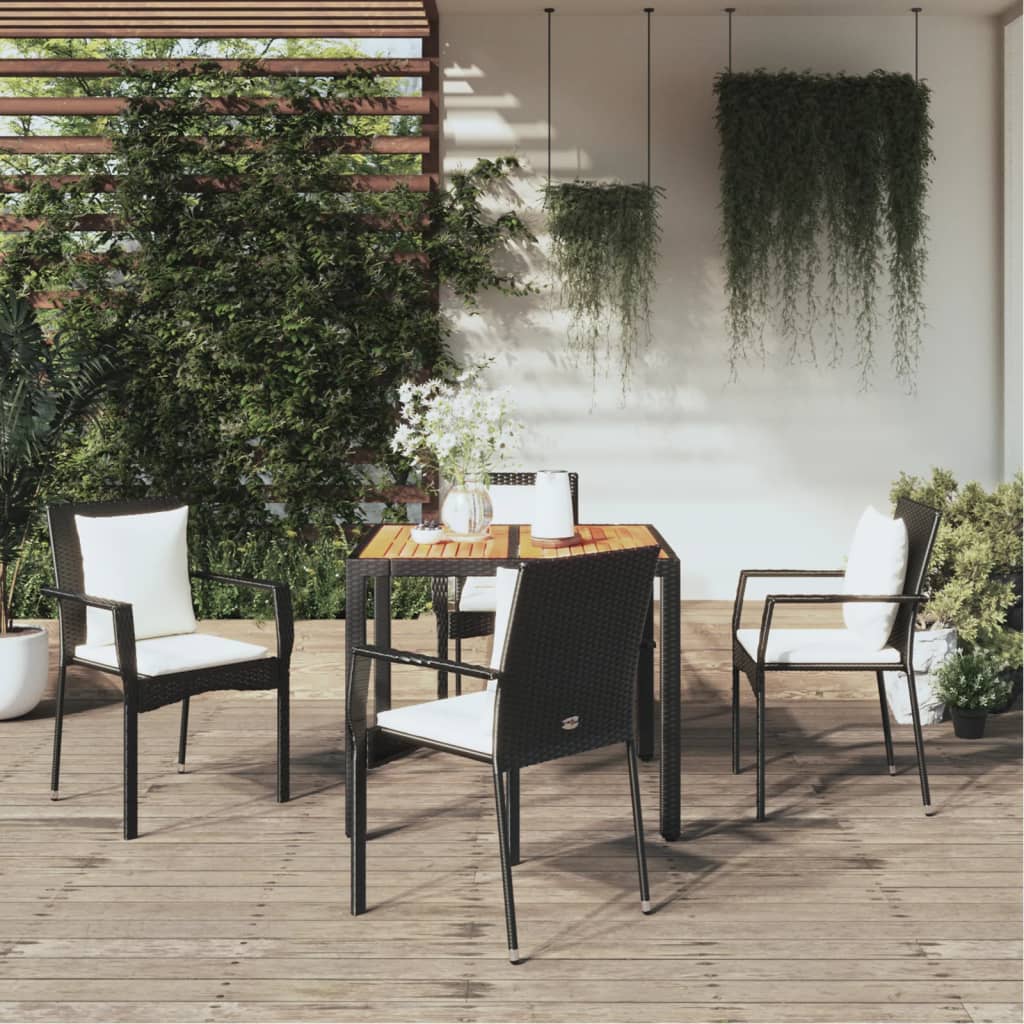 Matgrupp För Trädgården Med Dynor 5 Delar Konstrottning