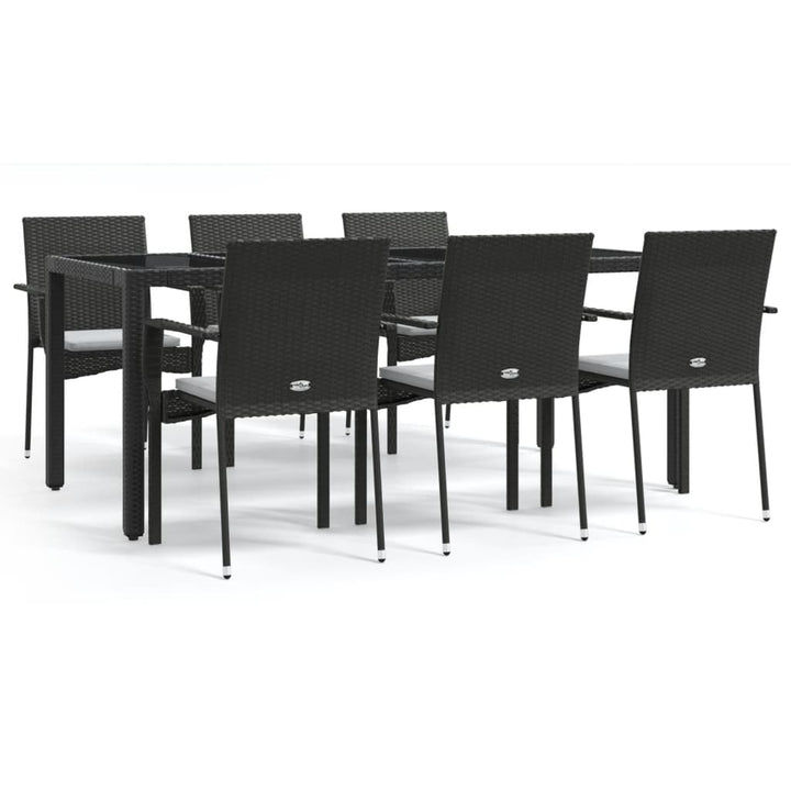 Matgrupp För Trädgården Med Dynor 7 Delar Konstrotting