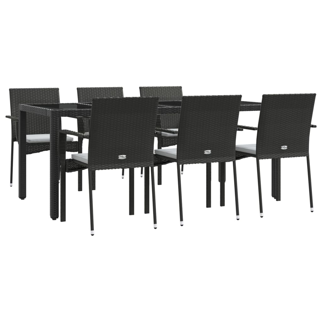 Matgrupp För Trädgården Med Dynor 7 Delar Konstrotting