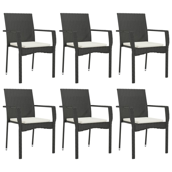 Matgrupp För Trädgården Med Dynor 7 Delar Konstrotting