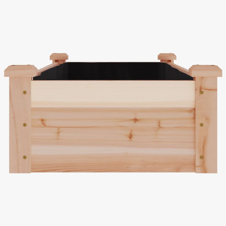 Odlingslåda Med Foder Massivt Granträ