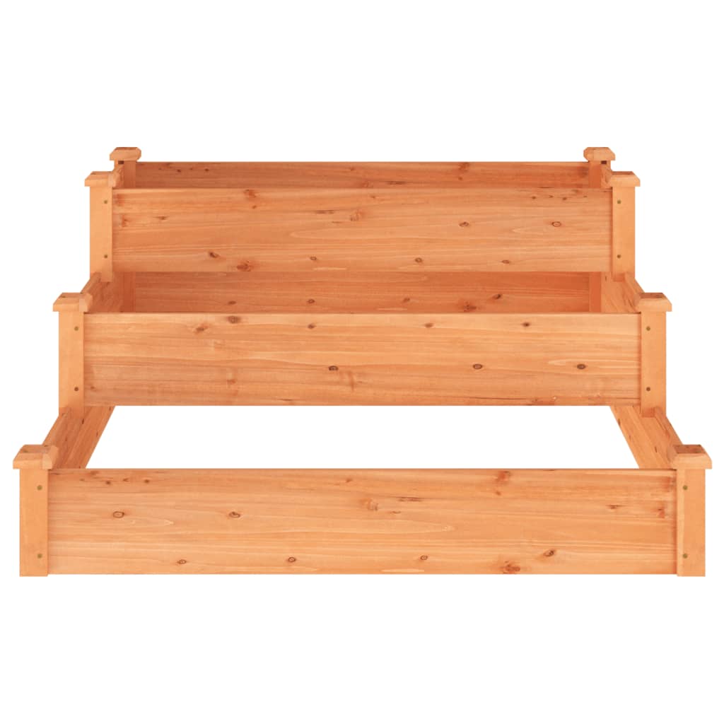 Odlingslåda Upphöjd 120X120X56 Cm Massivt Granträ