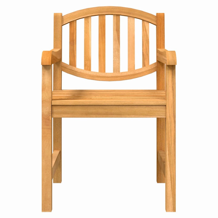 Trädgårdsstolar 2 St 58X59X88 Cm Massiv Teak