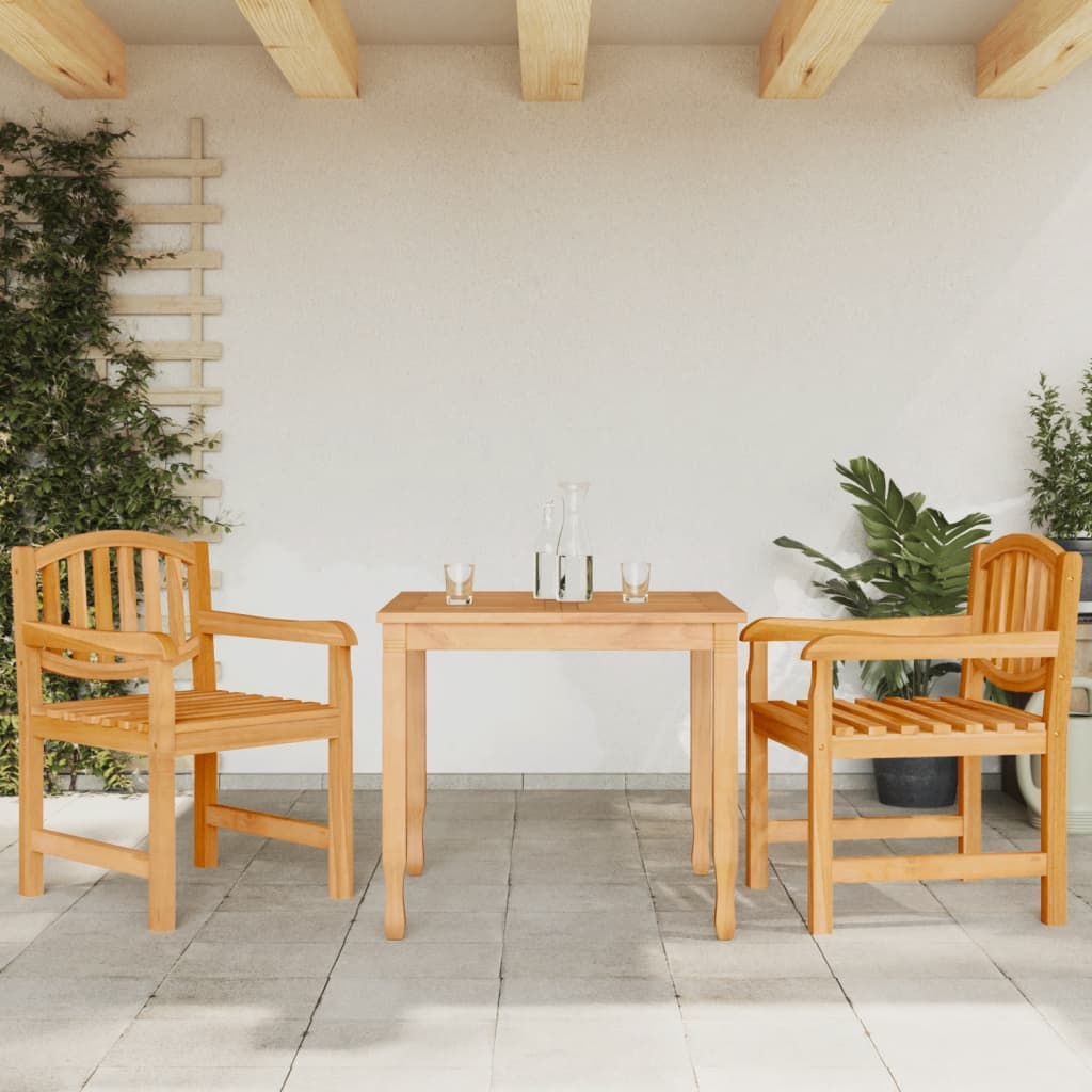 Trädgårdsstolar 2 St 58X59X88 Cm Massiv Teak