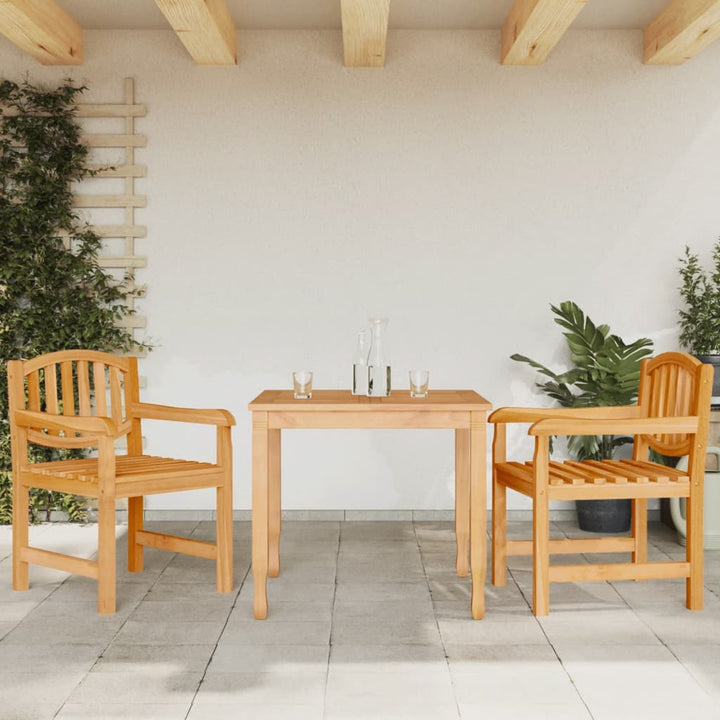 Trädgårdsstolar 2 St 58X59X88 Cm Massiv Teak