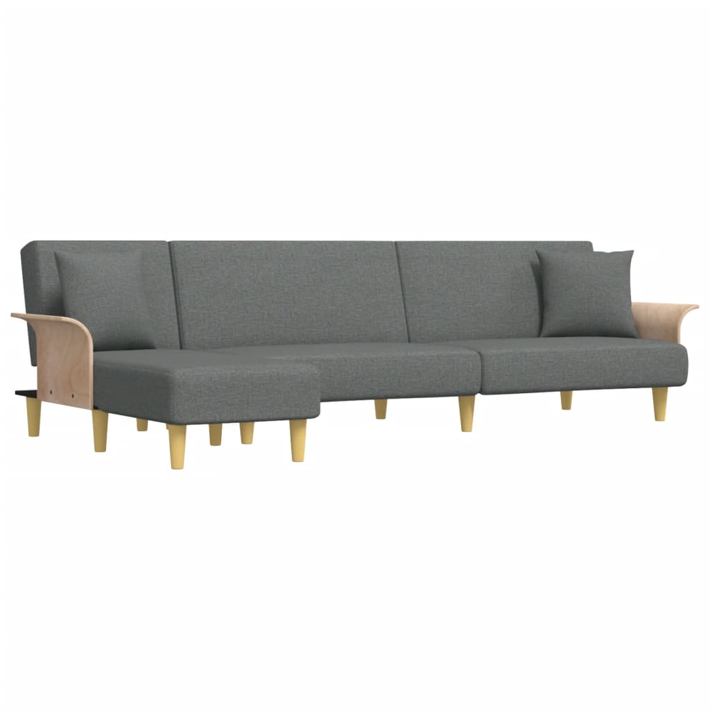 L-Formad Bäddsoffa 279X140X70 Cm Tyg