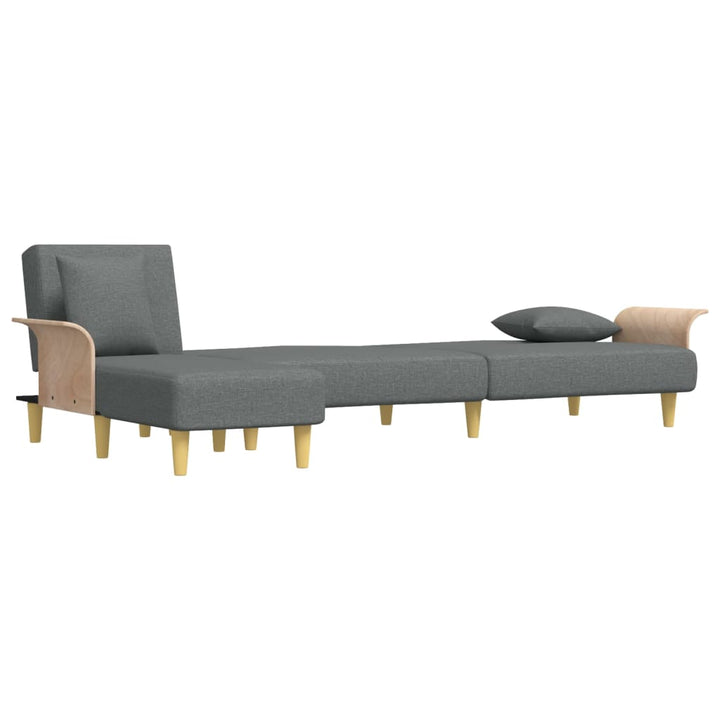 L-Formad Bäddsoffa 279X140X70 Cm Tyg