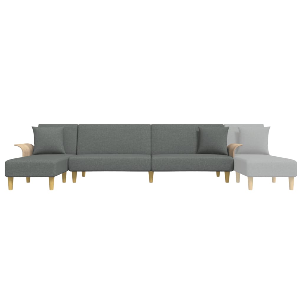 L-Formad Bäddsoffa 279X140X70 Cm Tyg