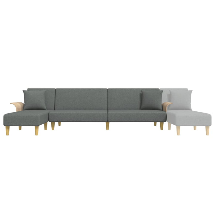 L-Formad Bäddsoffa 279X140X70 Cm Tyg