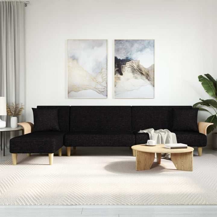 L-Formad Bäddsoffa 279X140X70 Cm Tyg