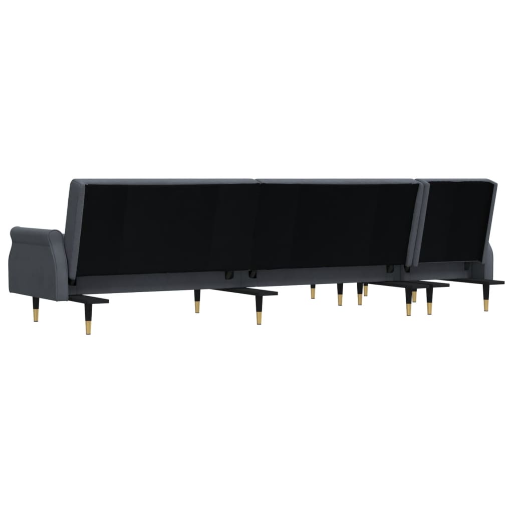 L-Formad Soffa 271X140X70 Cm Sammet