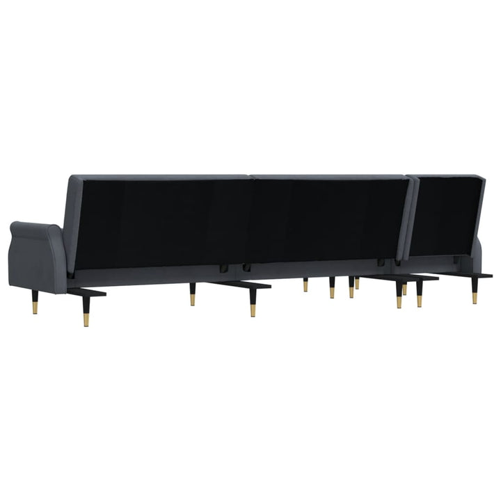 L-Formad Soffa 271X140X70 Cm Sammet
