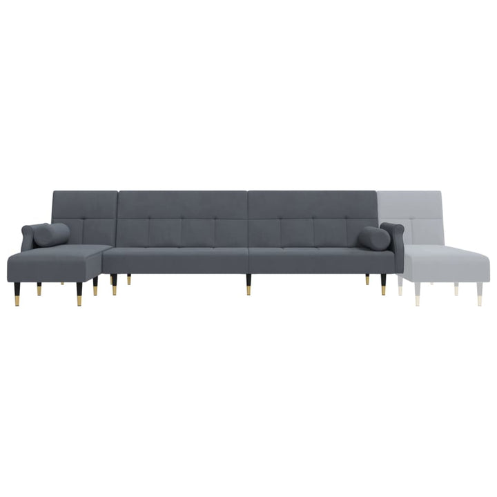 L-Formad Soffa 271X140X70 Cm Sammet