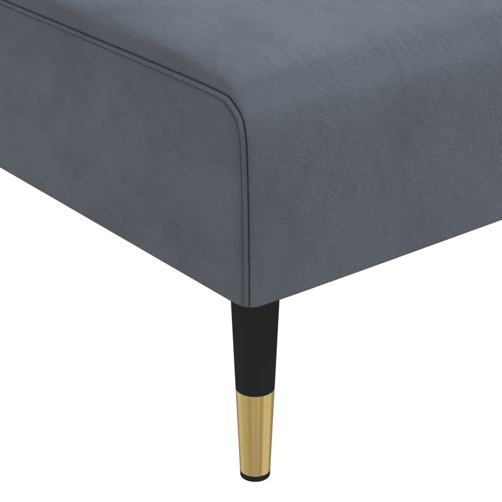 L-Formad Soffa 271X140X70 Cm Sammet