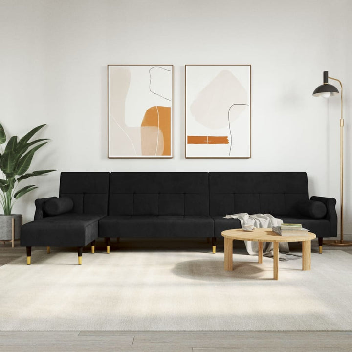L-Formad Soffa 271X140X70 Cm Sammet