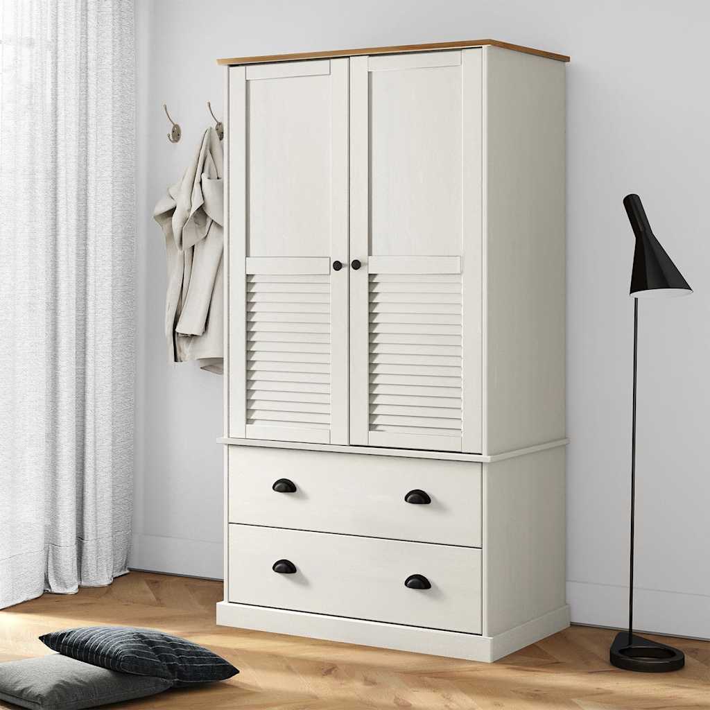 Klädskåp Vigo 90X55X170 Cm Massiv Furu