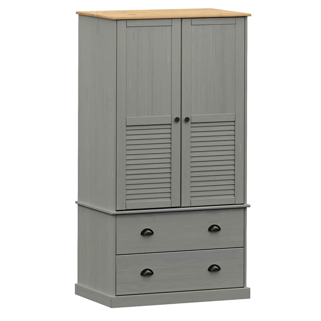 Klädskåp Vigo 90X55X170 Cm Massiv Furu
