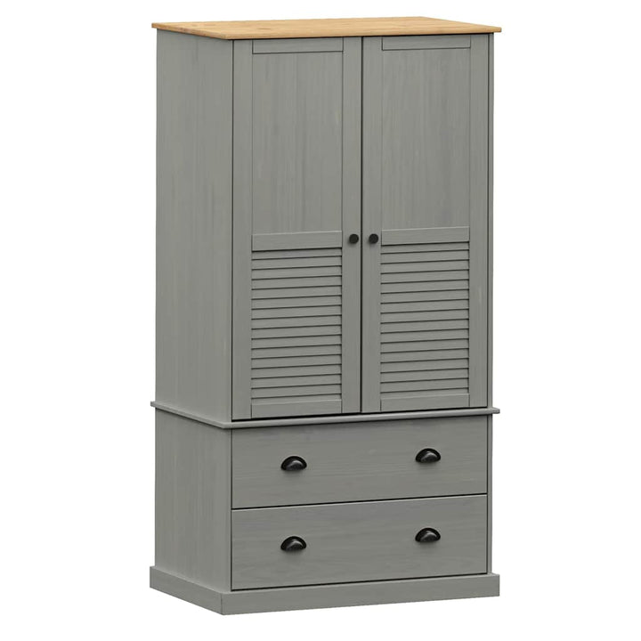 Klädskåp Vigo 90X55X170 Cm Massiv Furu