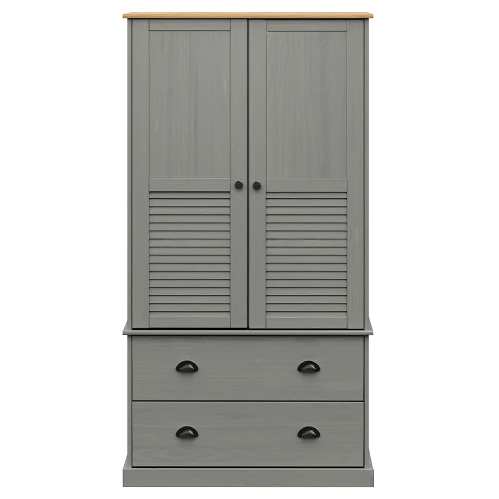 Klädskåp Vigo 90X55X170 Cm Massiv Furu